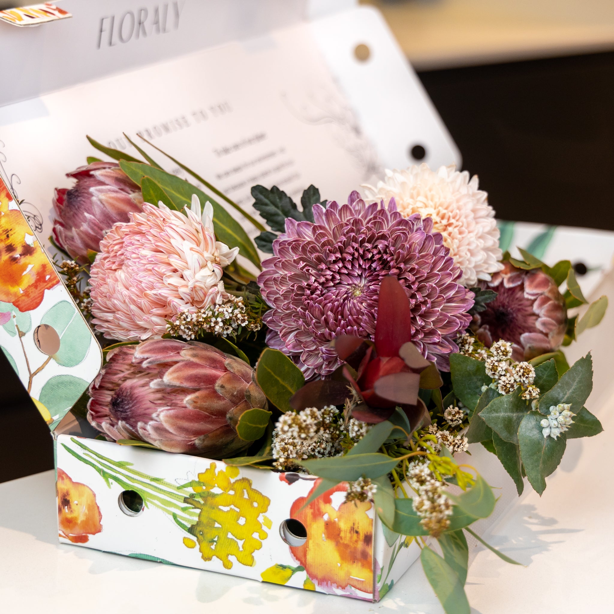 The Morgan in a Floraly box