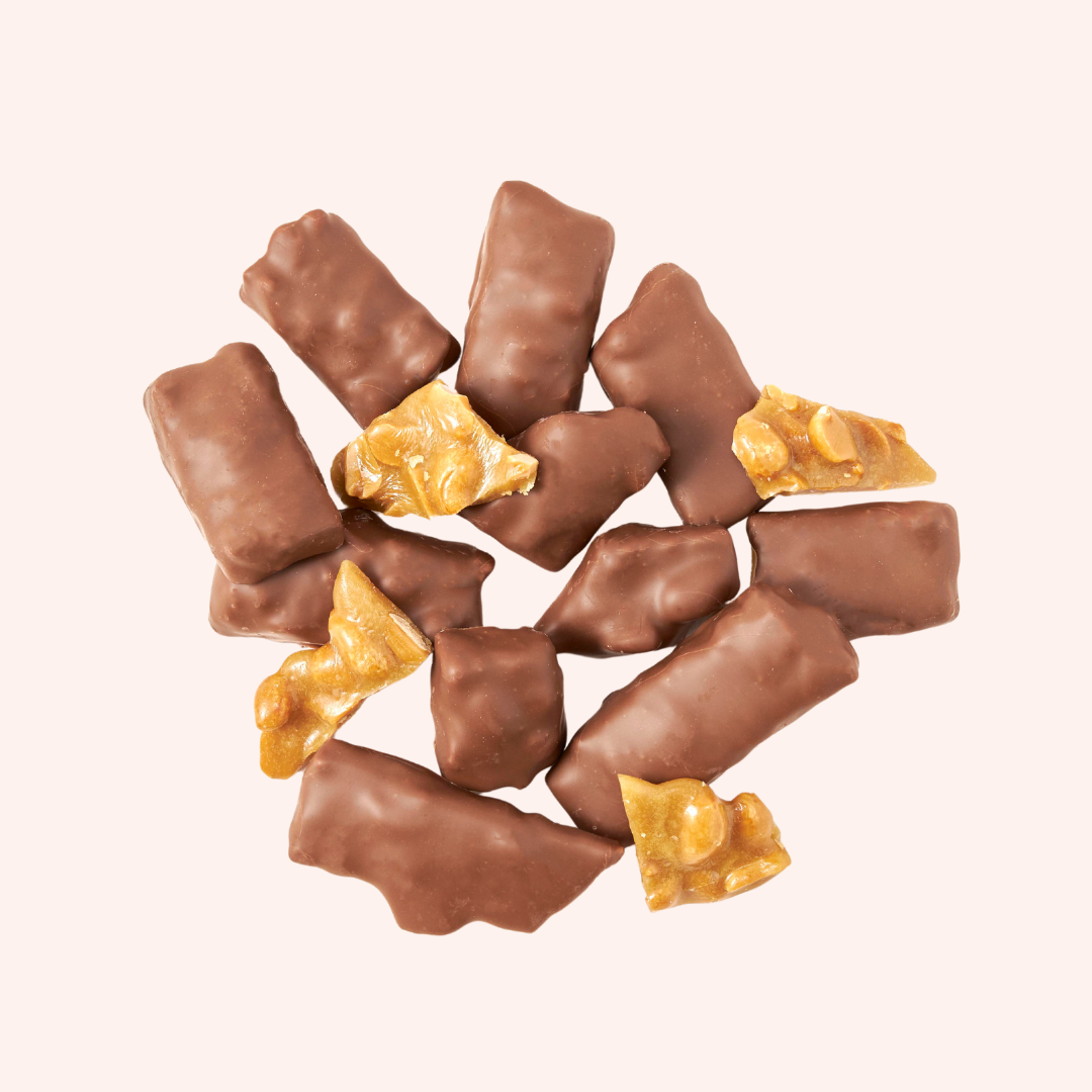 Coated Milk Chocolate Peanut Brittle