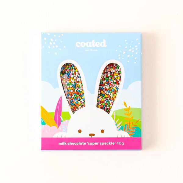 Coated Easter Bunny Super Chocolate Speckle