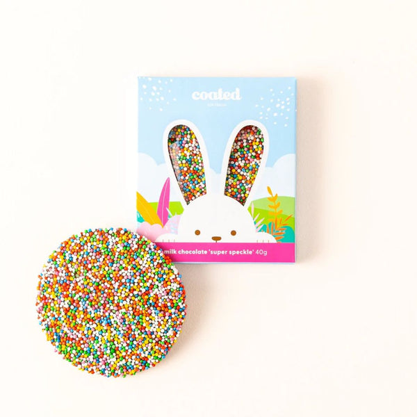 Coated Easter Bunny Super Chocolate Speckle