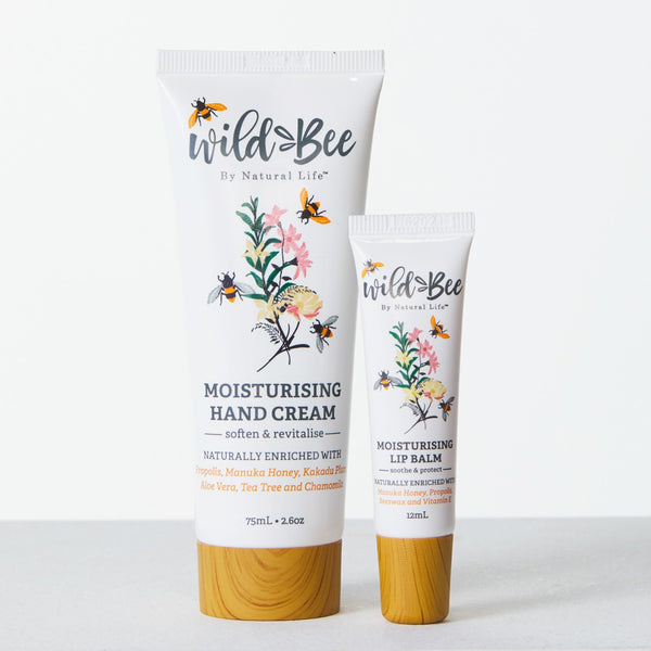 Wild Bee Hand Cream & Lip Balm Duo